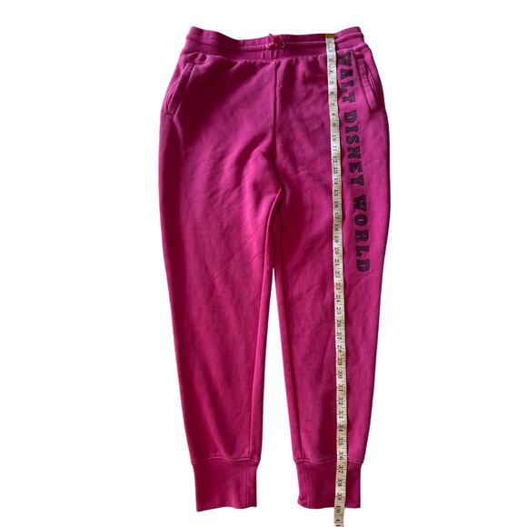 Disney Parks Walt Disney World Pink Sweatpants Women’s Large - Picture 1 of 4